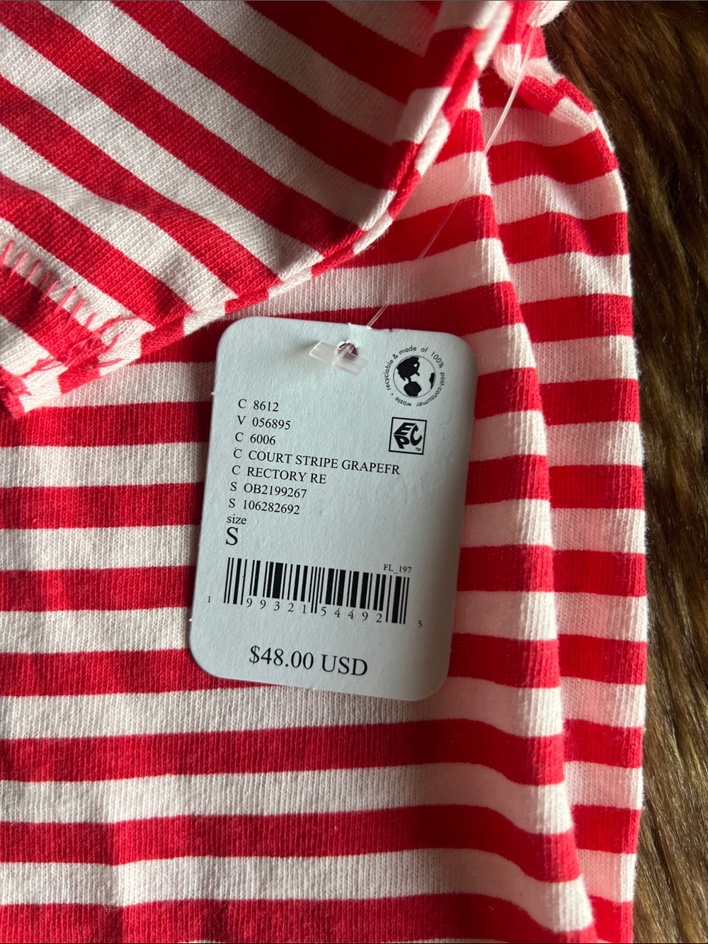 NWT FP Movement Striped Tee - Picture 2 of 8